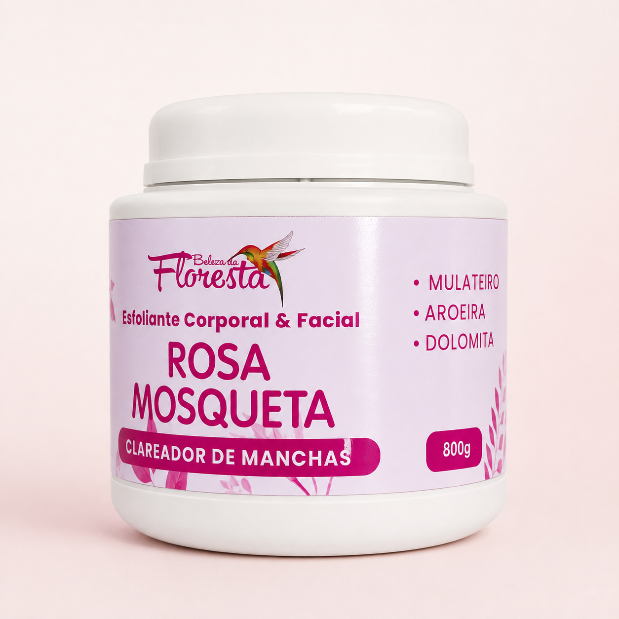 Esfoliante Facial e Corporal Rosa Mosqueta 🌹✨ — Beleza da Floresta Top