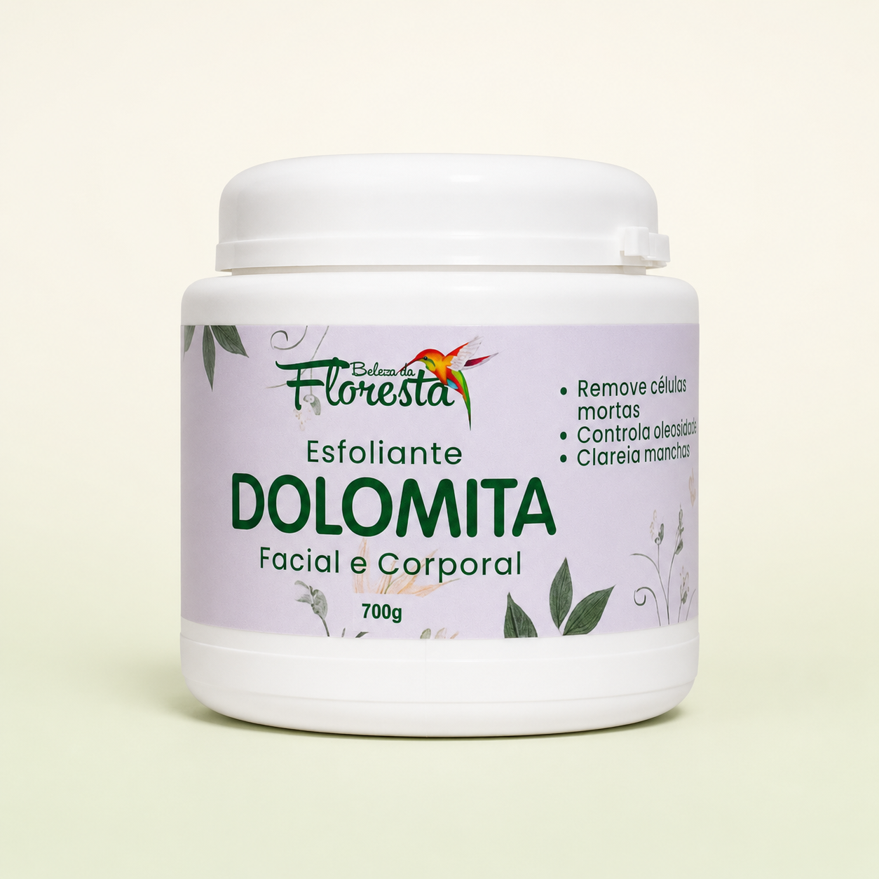 🌿 Esfoliante Facial e Corporal Dolomita – 700g