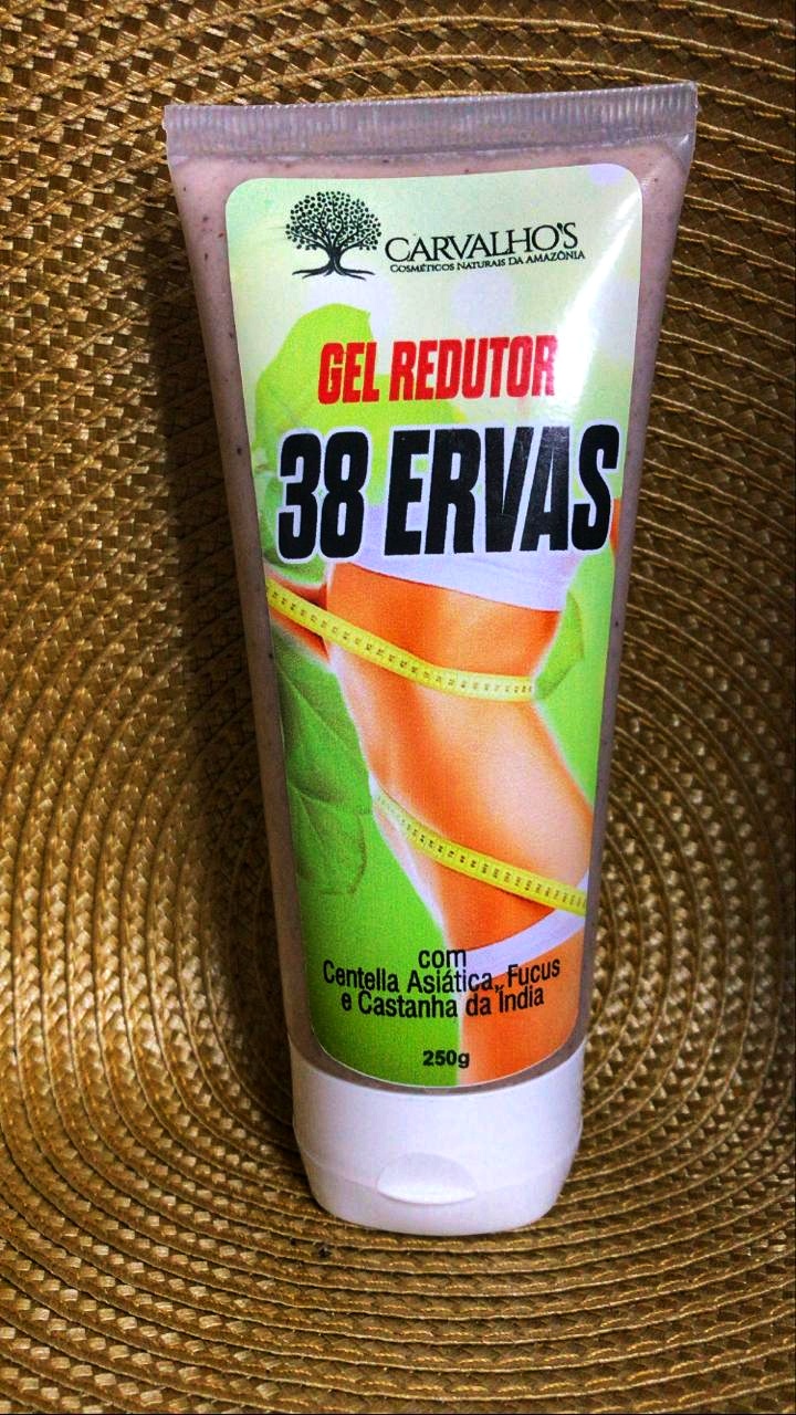 GEL REDUTOR 38 ERVAS 🌿✨