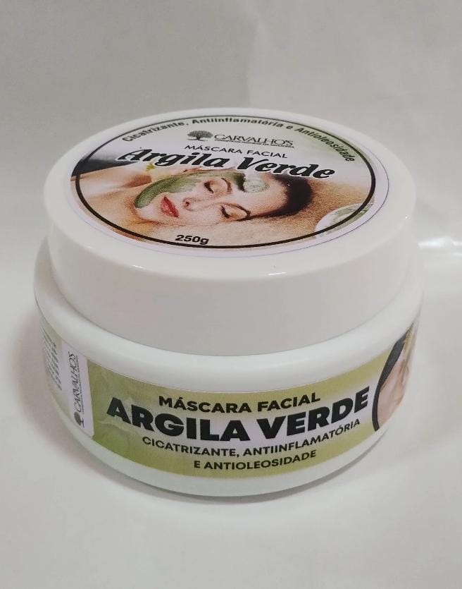 MÁSCARA FACIAL ARGILA VERDE 🌿✨