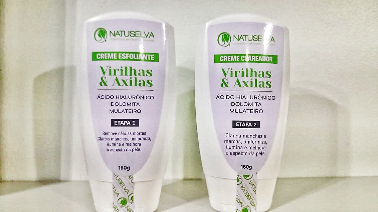 esfoliante e creme passo 1 e 2 NATUSELVA