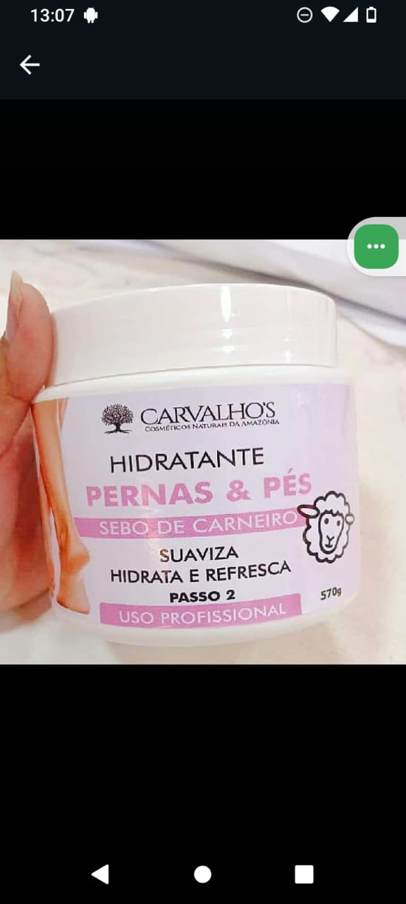 Hidratante Pernas e Pés: Sebo de Carneiro 🐑✨