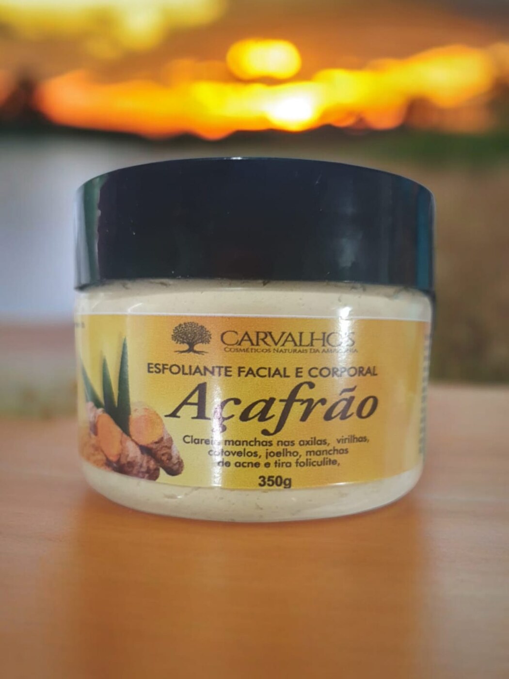 🌟 Esfoliante Corporal e Facial de Açafrão 🌿