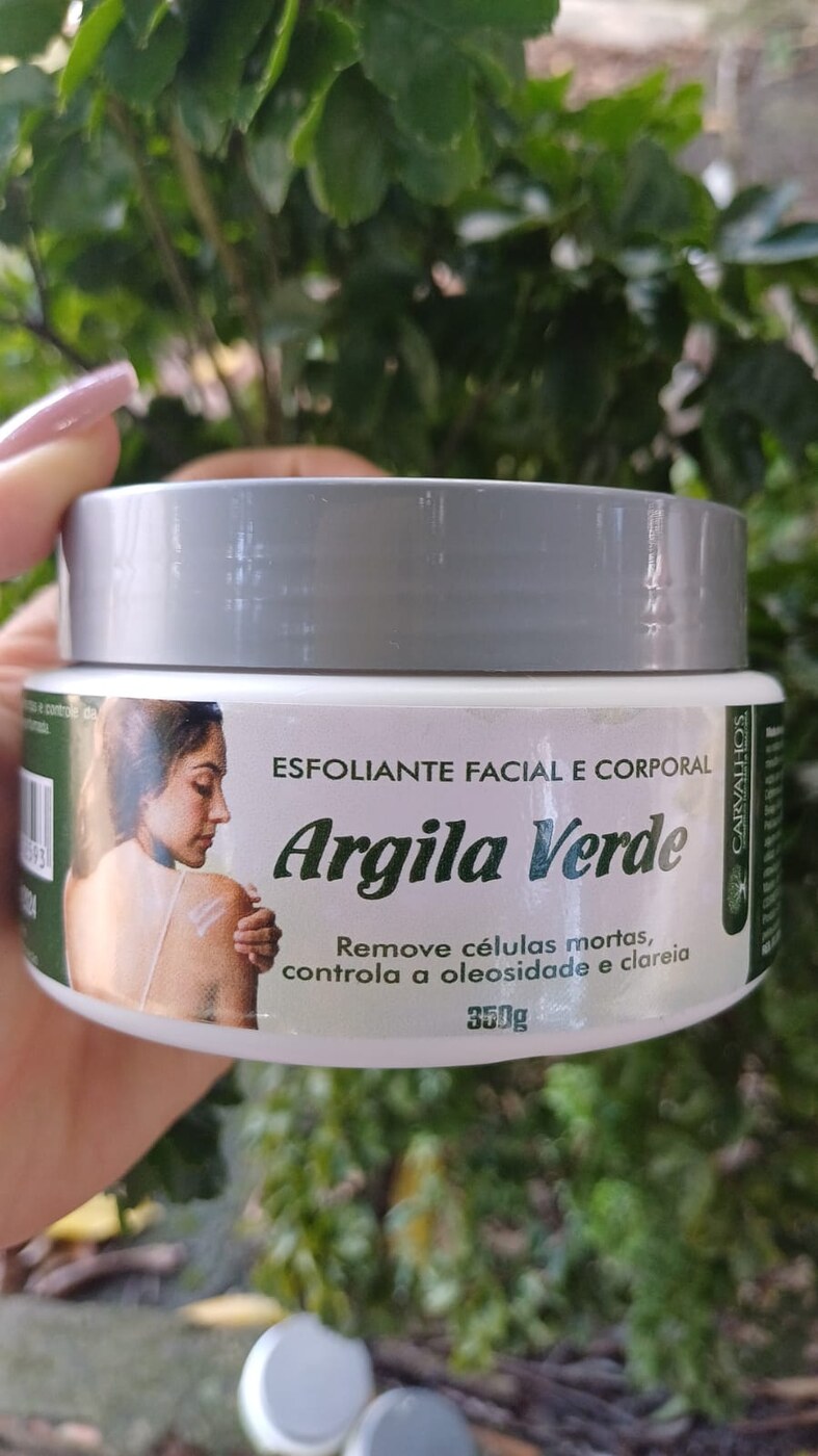 🌿✨ Esfoliante Facial e Corporal Argila Verde 🌟💆‍♀️