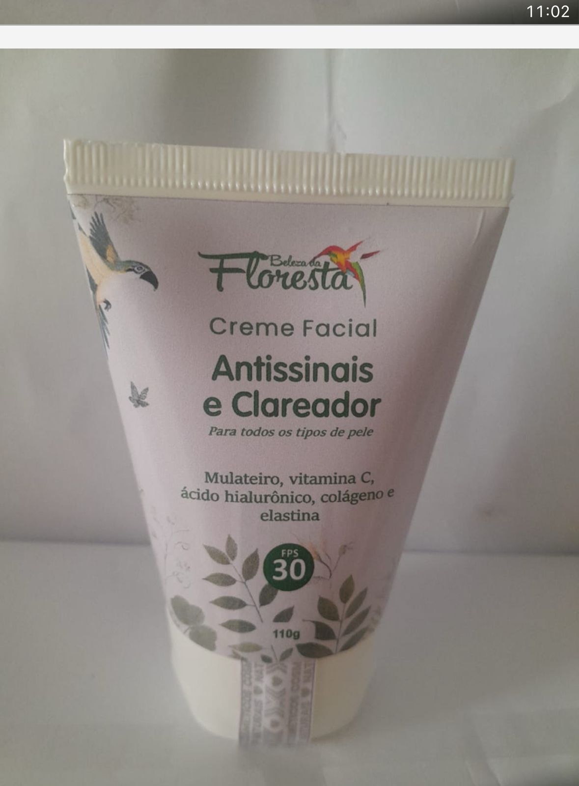 ✨ Creme Facial Antissinais ÁCIDO HIALURÔNICO • Vitamina C • DMAE (FPS 30) — Beleza da Floresta Top