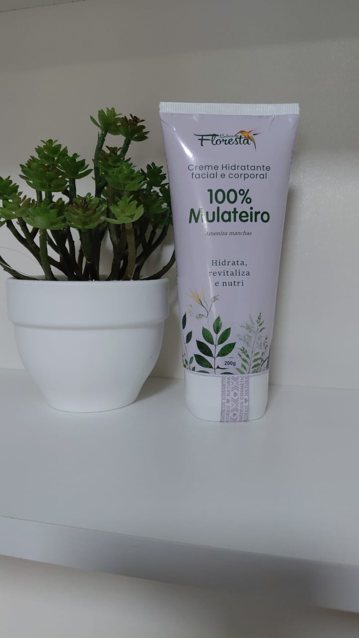 🌿 Creme Facial 100% Mulateiro | Aloe Vera & Vitamina C ✨ — Beleza da Floresta Top