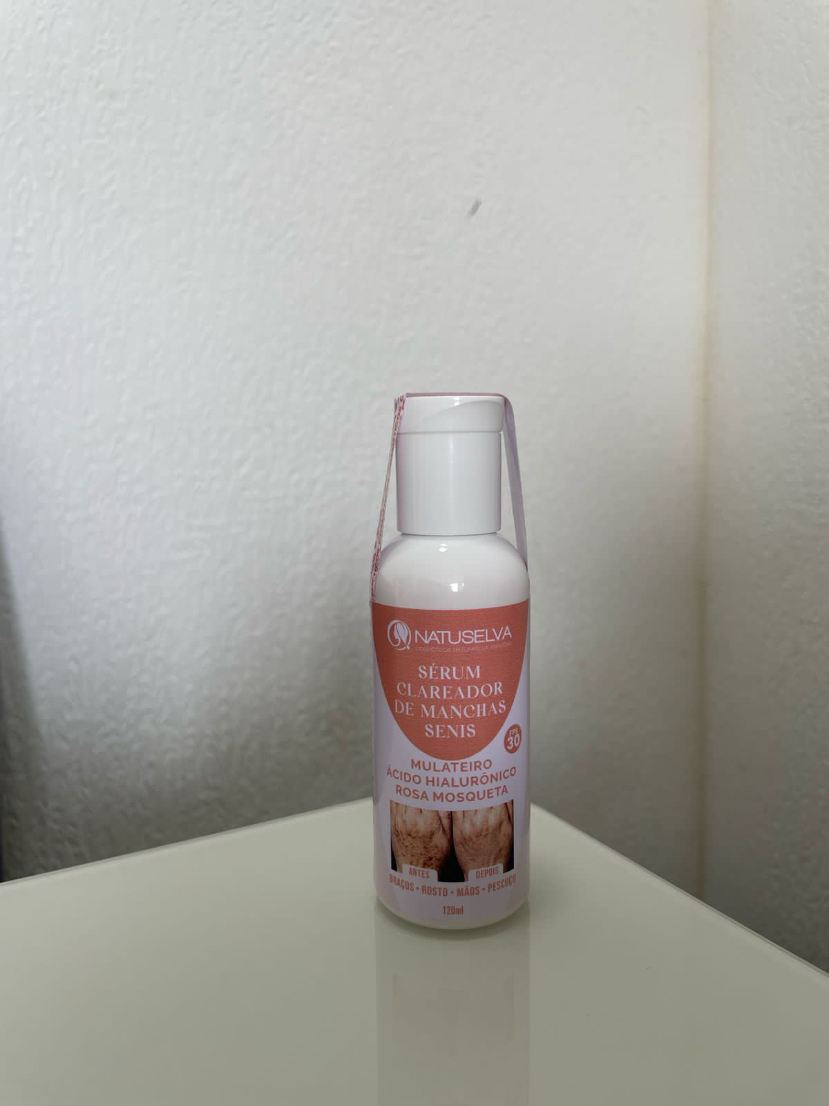SÉRUM Clareador de Manchas Senis com FPS 30 🌟 — NATUSELVA