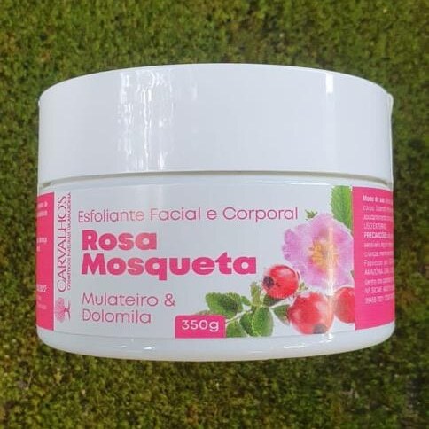 Esfoliante Facial e Corporal Rosa Mosqueta 🌹✨ — Carvalhos Cosméticos