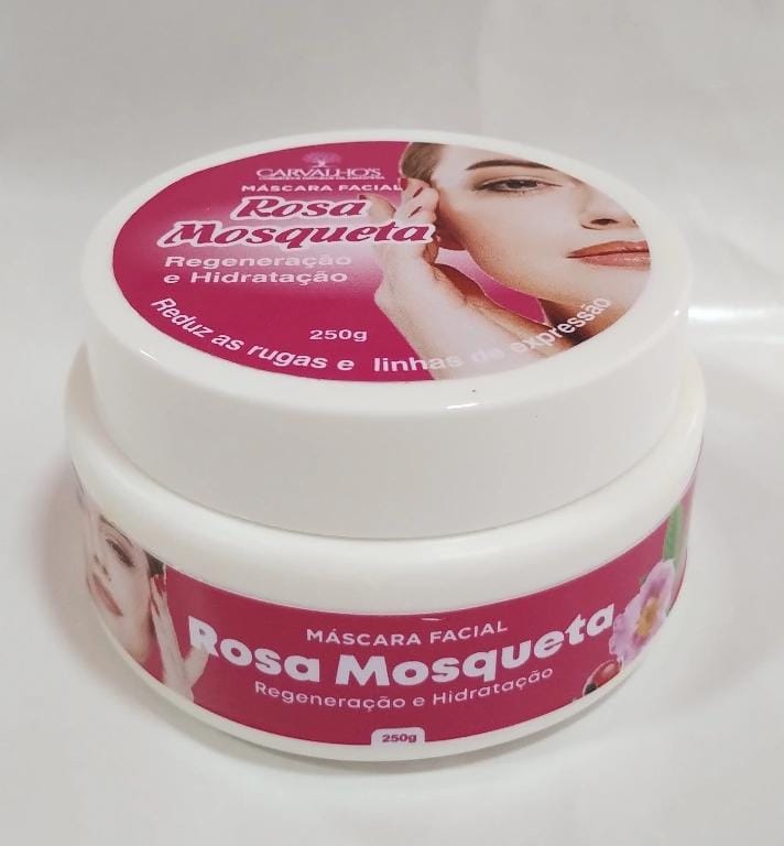 Máscara Facial Rosa Mosqueta 🌹✨ — Carvalhos Cosméticos