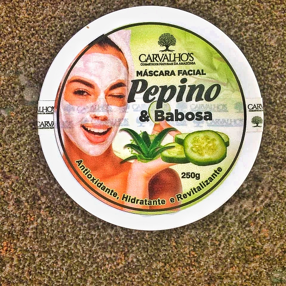 Máscara Facial Pepino e Babosa 🌿✨ — Carvalhos Cosméticos