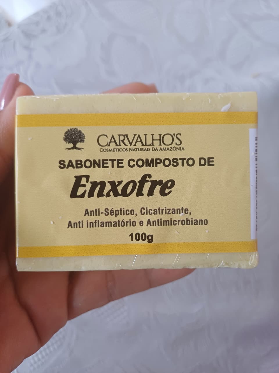 🌿✨ Sabonete Facial de Enxofre ✨🌿 — Carvalhos Cosméticos