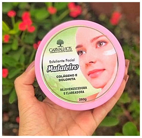 🌿 Creme Facial 100% Mulateiro | Aloe Vera & Vitamina C ✨ — Carvalhos Cosméticos