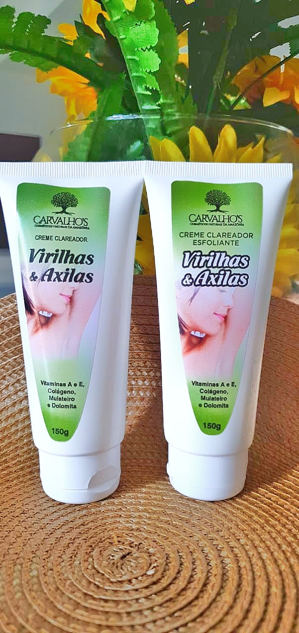 🌿 Kit Clareador Axilas e Virilhas Mulateiro + Ácido Hialurônico – 2 Passos — Carvalhos Cosméticos
