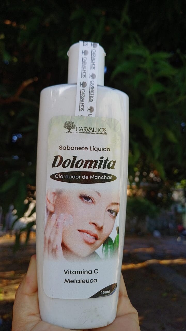 🤍 Sabonete Facial de Dolomita com Vitamina C & Melaleuca | 240ml — Carvalhos Cosméticos