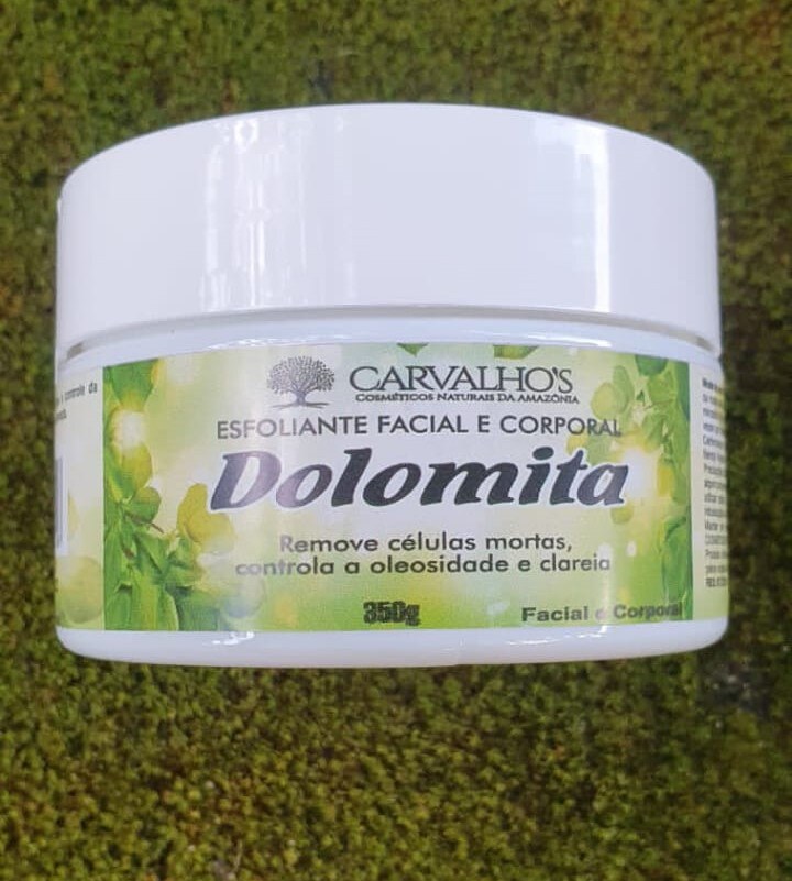 🤍 Esfoliante Facial e Corporal Dolomita | 350g — Carvalhos Cosméticos